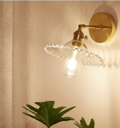 Vintage Glass Wall Light - Nordic Side - 