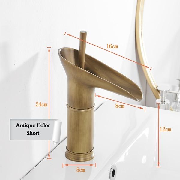 Clifton - Elegant Single Handle Waterfall Bathroom Faucet - Nordic Side - 03-27, feed-cl0-over-80-dollars, modern-pieces