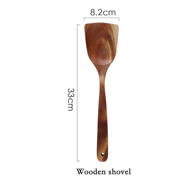 Teak Wood Utensils - Nordic Side - 