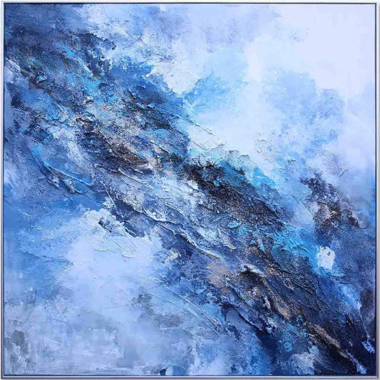 Regular Blues Oil Painting - Nordic Side - Oil Painting
