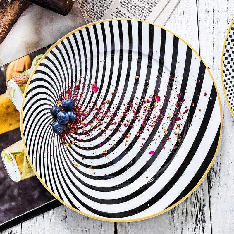Tokyo Wave Plate Set - Nordic Side - bis-hidden, bowls, dining, plates