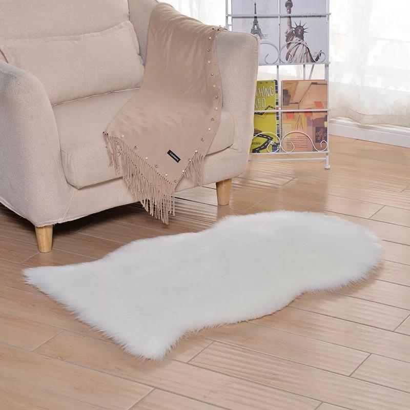 Luxury Soft SheepSkin Fluffy Chair Cover & Carpet - Nordic Side - 