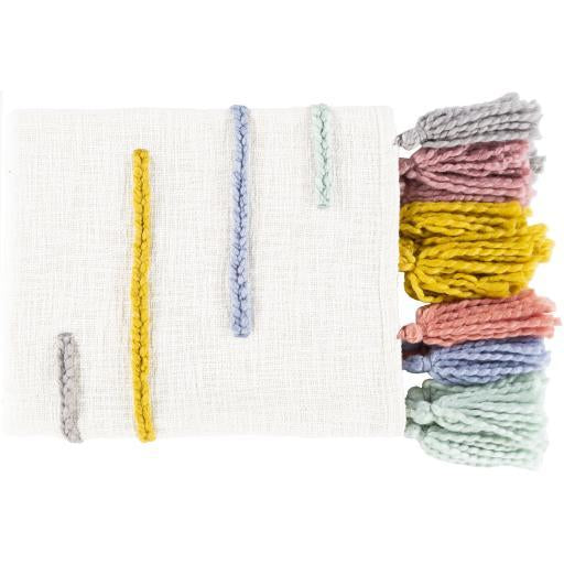 Playtime Throw with Tassles - Nordic Side - 