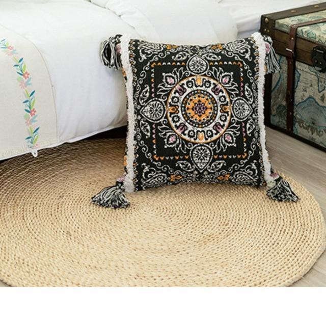 Tribal Tufted Cushion Cover - Nordic Side - New