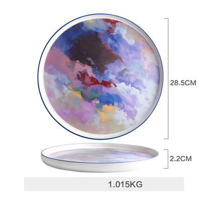 Watercolor Canvas Plate - Nordic Side - 