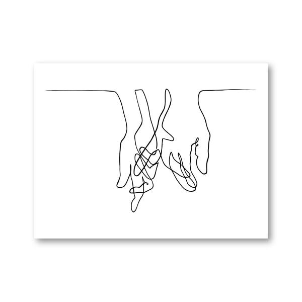 Abstract Lover's Hands