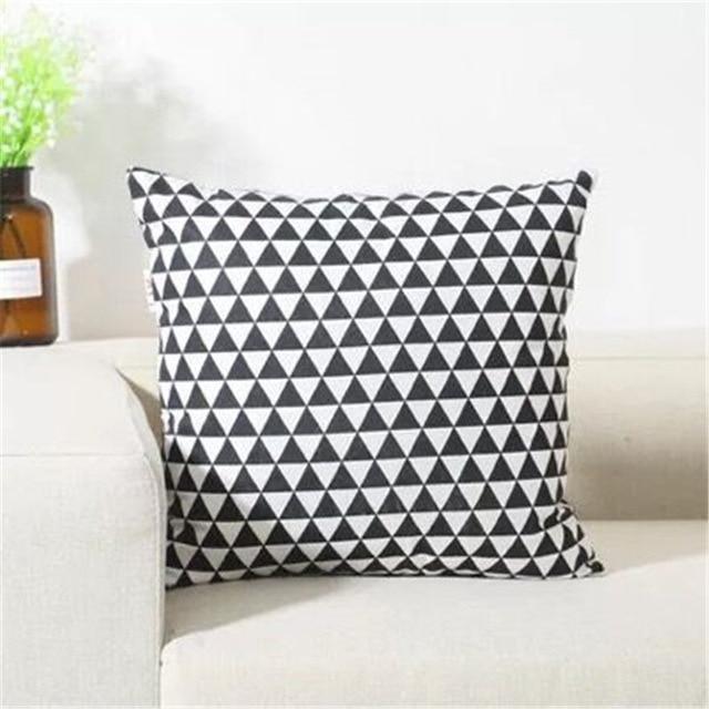 Geometric Throw Pillow Case - Nordic Side - New