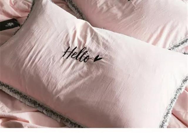 Hello Beautiful Bedding Pillow Case - Nordic Side - not-hanger