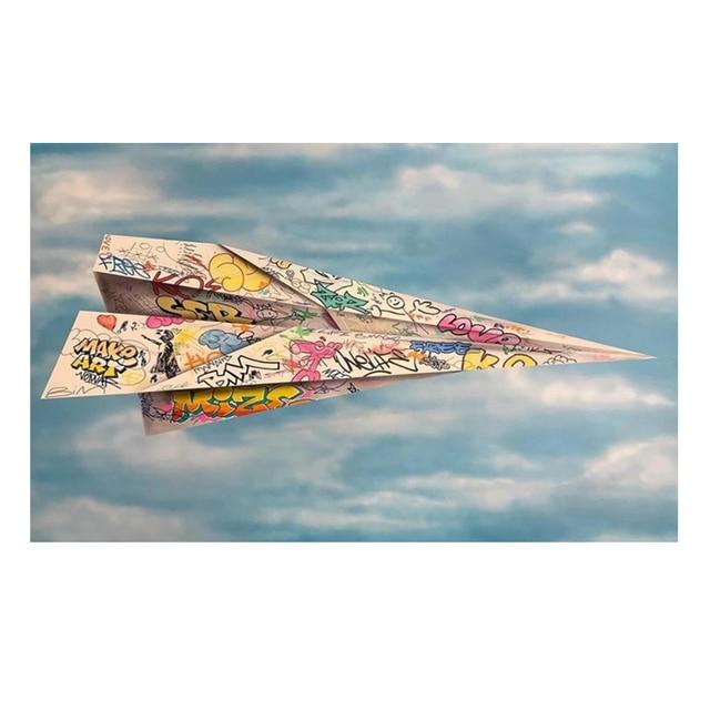 Graffiti Paper Plane