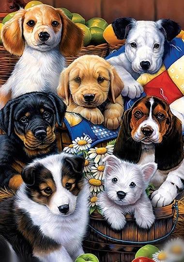 Cartoon Puppy Poster