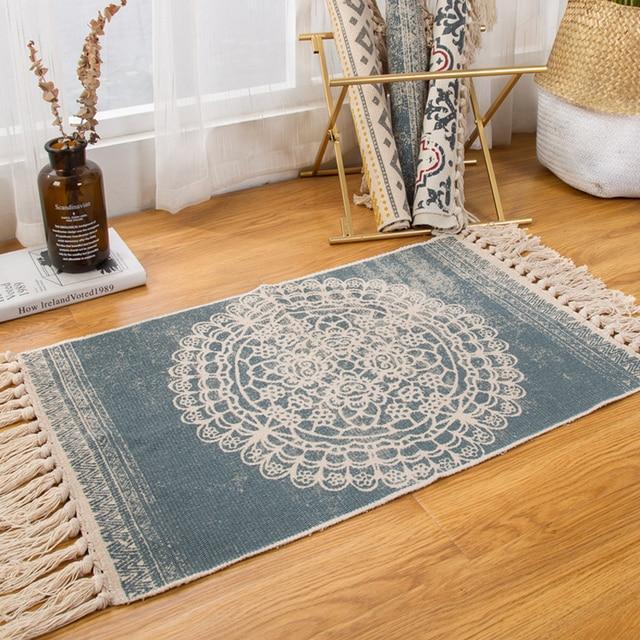 Retro Bohemian Tassel Carpet - Nordic Side - 