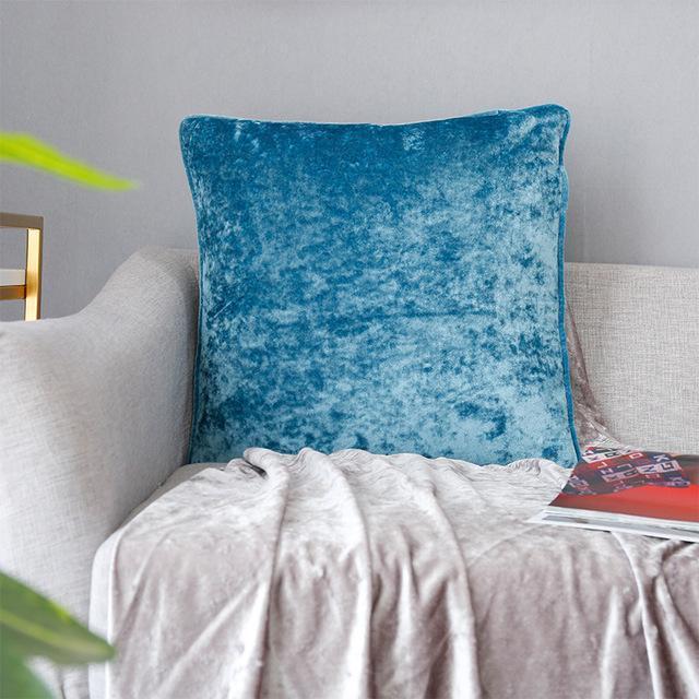 Ocean Dream Velvet Pillow Cover - Nordic Side - 