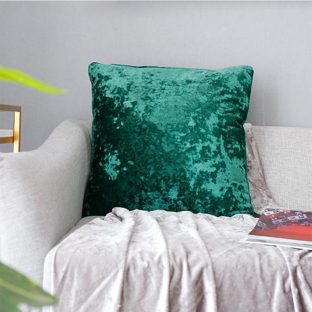 Ocean Dream Velvet Pillow Cover - Nordic Side - 