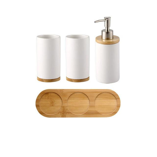 Bamboo Bathroom Set - Nordic Side - ALL, bamboo, bathroom, Bed & Bath, set