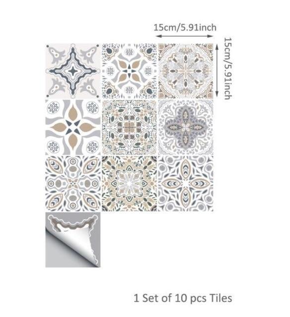 Fifty Shades Moroccan Tiles - Nordic Side - not-hanger