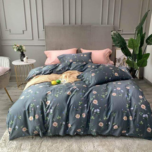Flower Garden  Duvet Cover Set - Nordic Side - bed, bedding, spo-default, spo-disabled