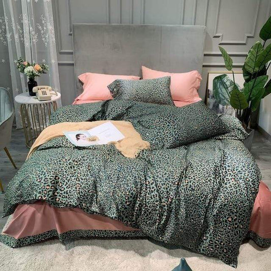 Wild Leopard Duvet Cover Set - Nordic Side - bed, bedding, spo-default, spo-disabled