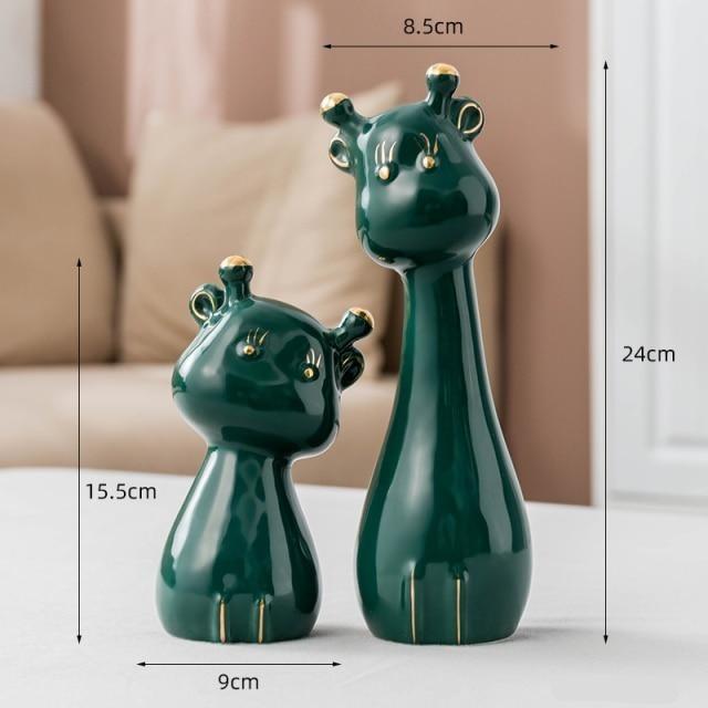 Ceramic Animals Couple & Family