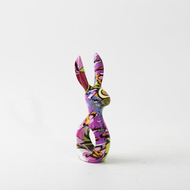 Painted Graffiti Rabbit