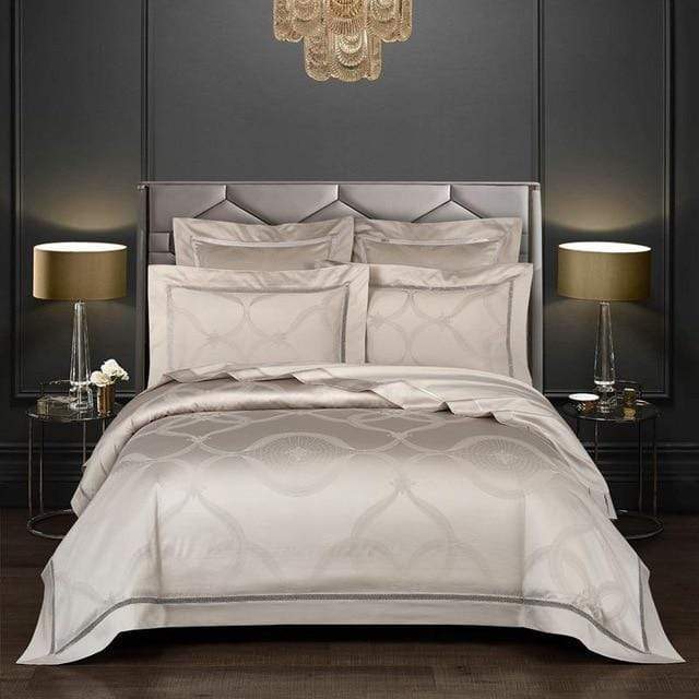 Arden Duvet Cover Set - Nordic Side - bed, bedding, bedroom, duvet