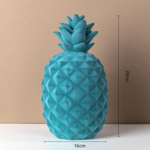Textured Pineapple Statue