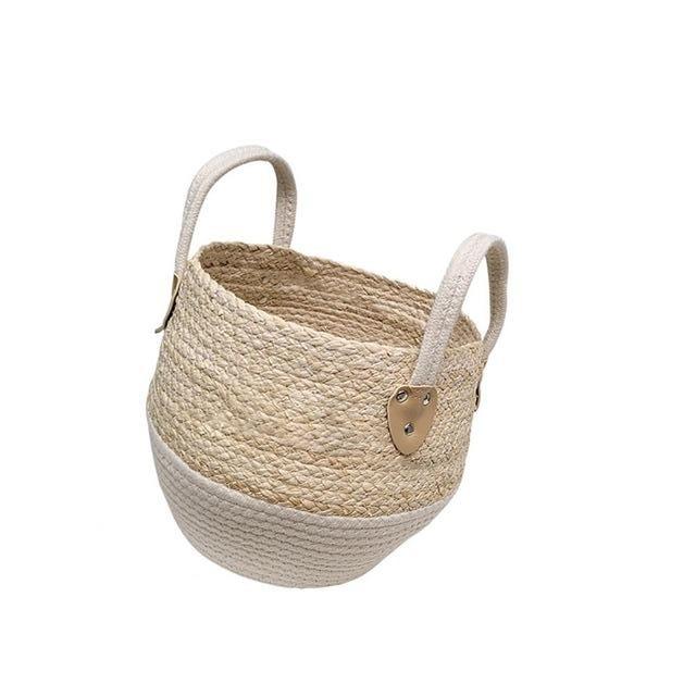 Linza - Woven Storage Basket - Nordic Side - Decor