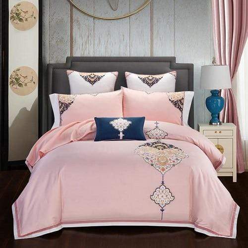 Points en Pattern Duvet Cover Set - Nordic Side - bed, bedding