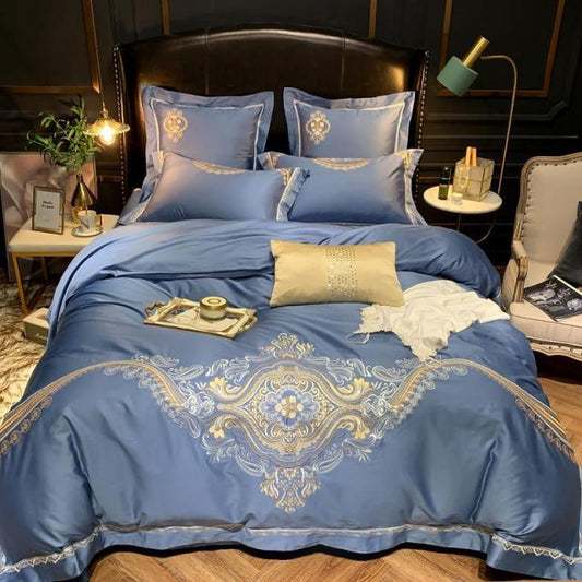 Periwinkle Embroidery Duvet Set