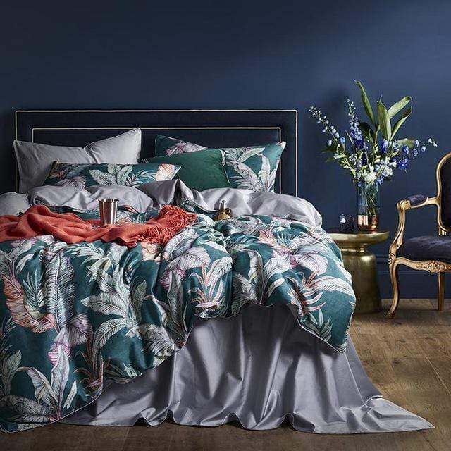 Emerald Light Duvet Cover Set - Nordic Side - bed, bedding, spo-default, spo-disabled