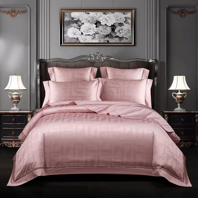 Egyptian Pink Premium Bedding Set
