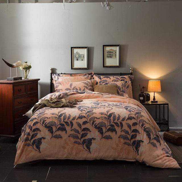 Leaves of Fall Duvet Cover Set - Nordic Side - bed, bedding, spo-enabled