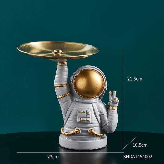 Astronaut Holder Figurine - Nordic Side - astronaut, figurine, holder