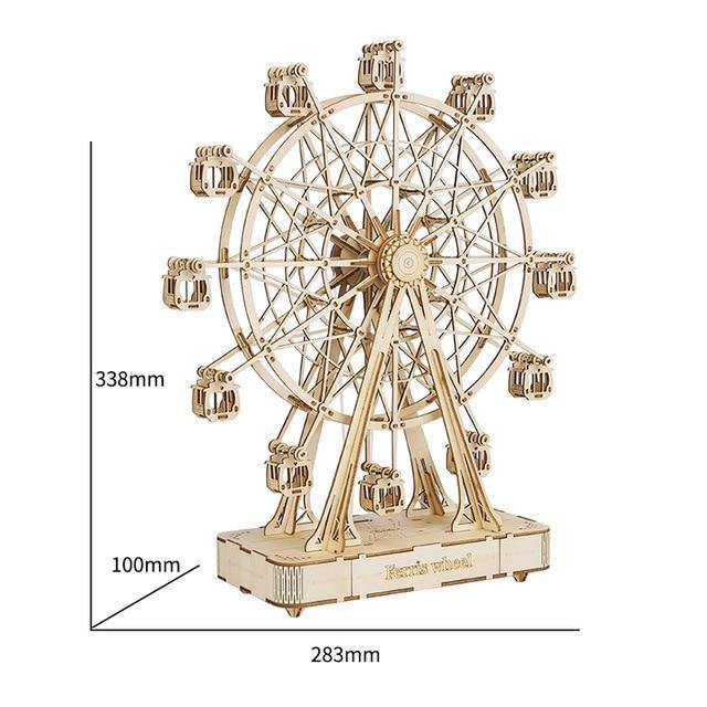 DIY Wooden Ferris Wheel - Nordic Side - 