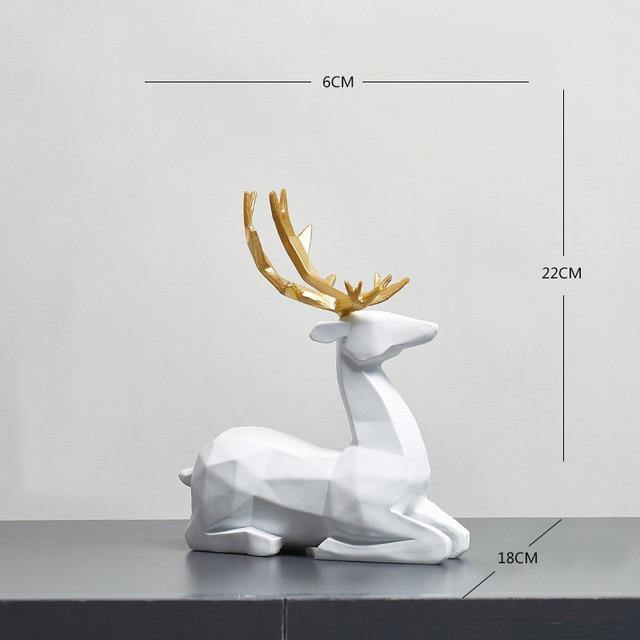 Decorative Deer Figurines - Nordic Side - deer, figurine