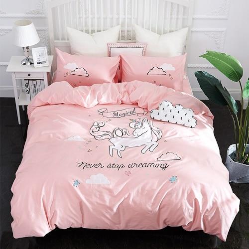 Unicorn Bedsheet Cover Set