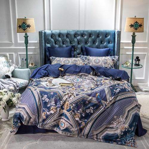 Parini Bordeux Duvet Cover Set (Egyptian Cotton) - Nordic Side - bed, bedding, spo-disabled